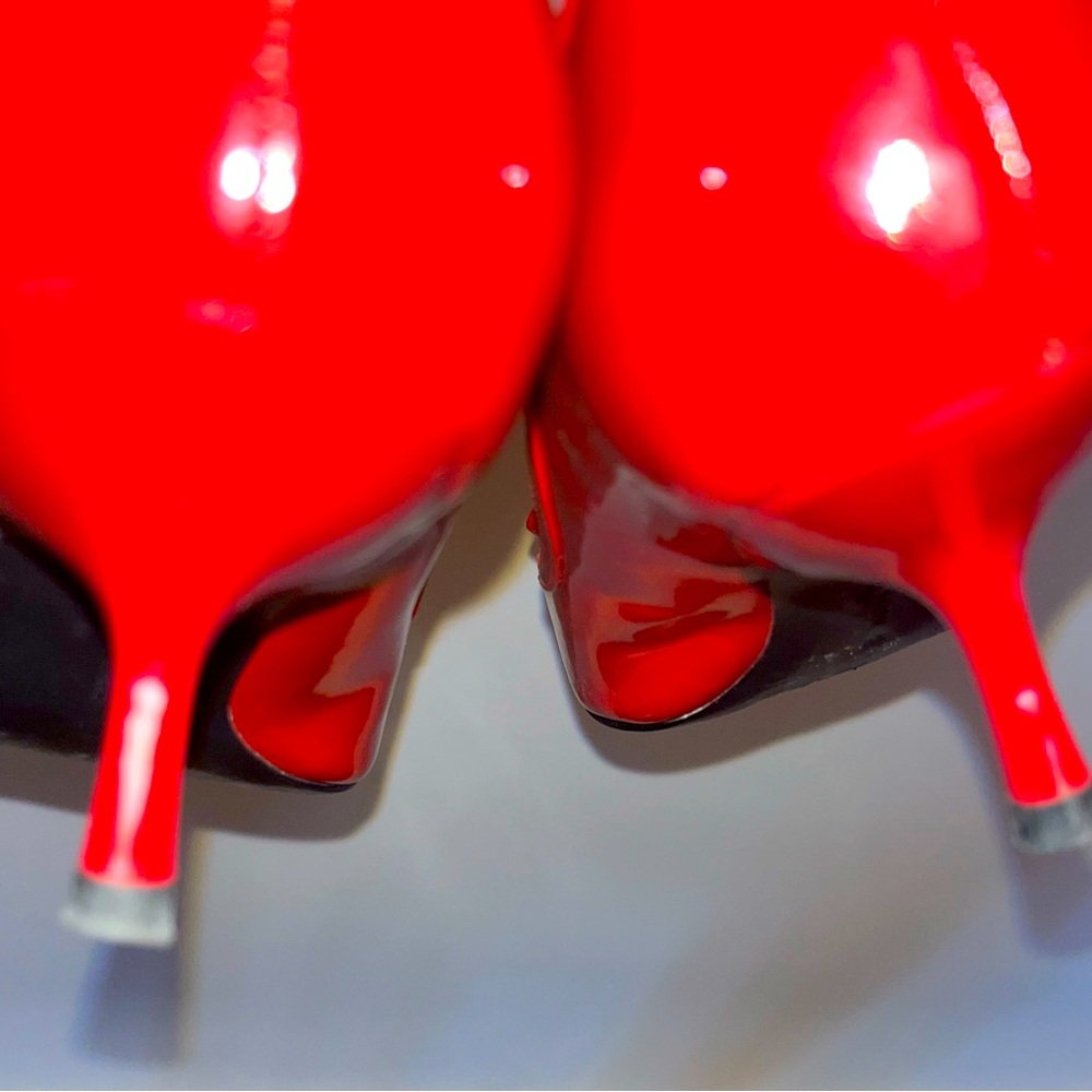 Size 4.5 US or 35 EU• RED/PINK with Heart 👠👡 HEELS• - Picture 11 of 11